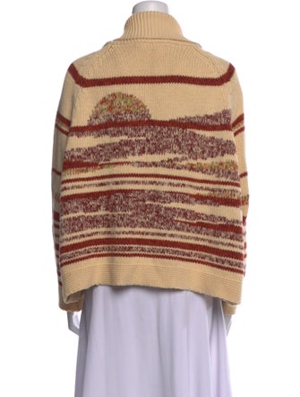 The Great Striped Open Front Sweater