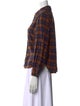The Great Plaid Print Long Sleeve Button-Up Top