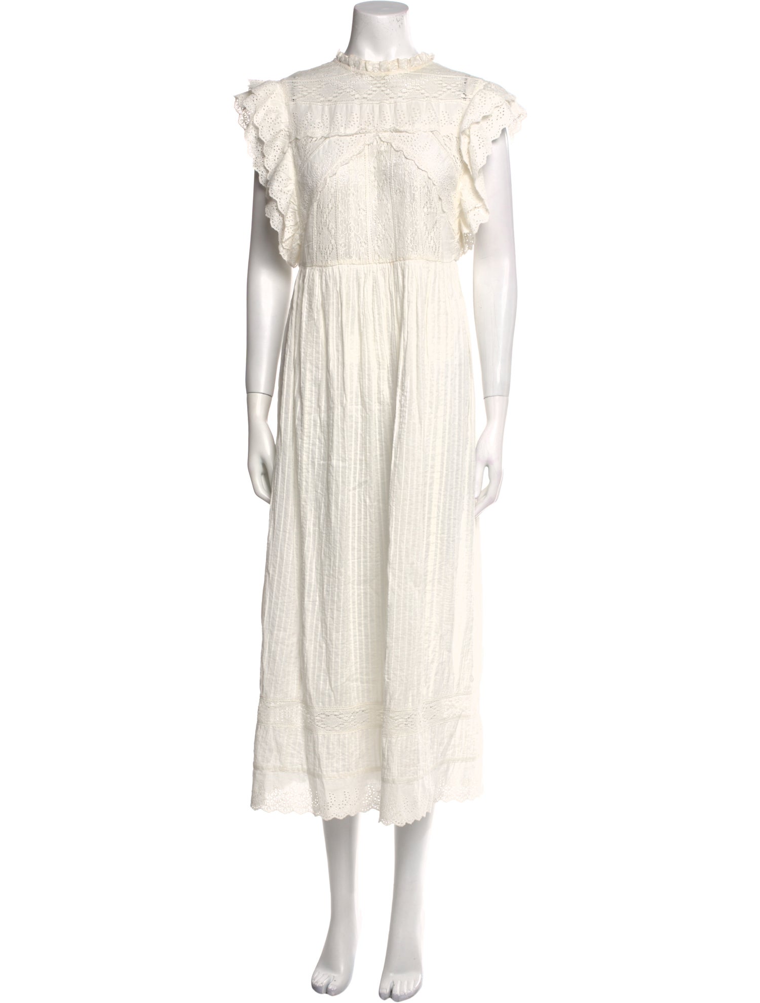 The Great Mock Neck Midi Length Dress