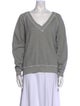 The Great V-Neck Long Sleeve Sweatshirt