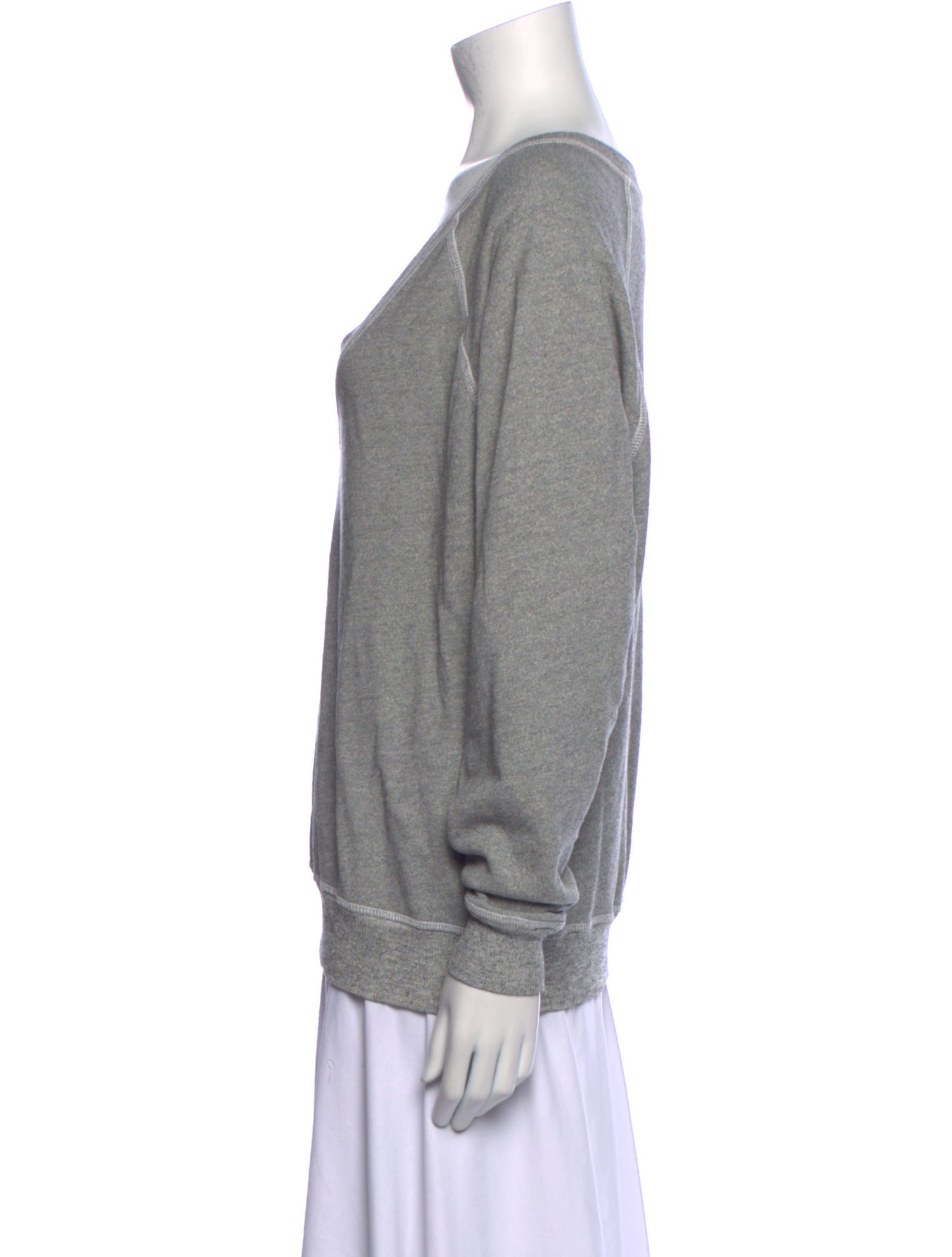 The Great V-Neck Long Sleeve Sweatshirt