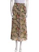The Great Floral Print Midi Length Skirt