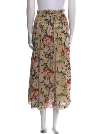 The Great Floral Print Midi Length Skirt