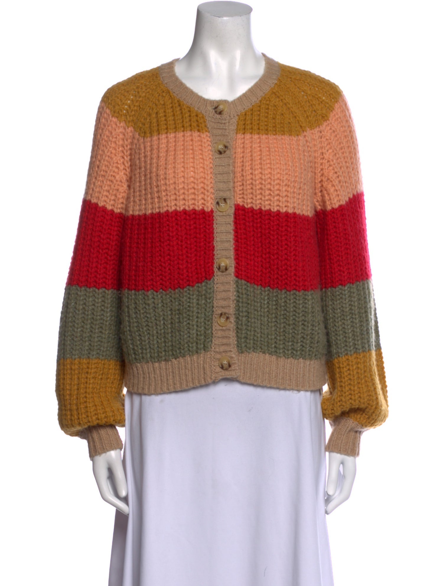 The Great Striped Scoop Neck Sweater