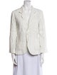 The Great Linen Striped Blazer