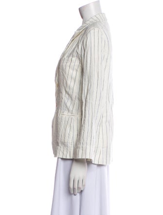 The Great Linen Striped Blazer