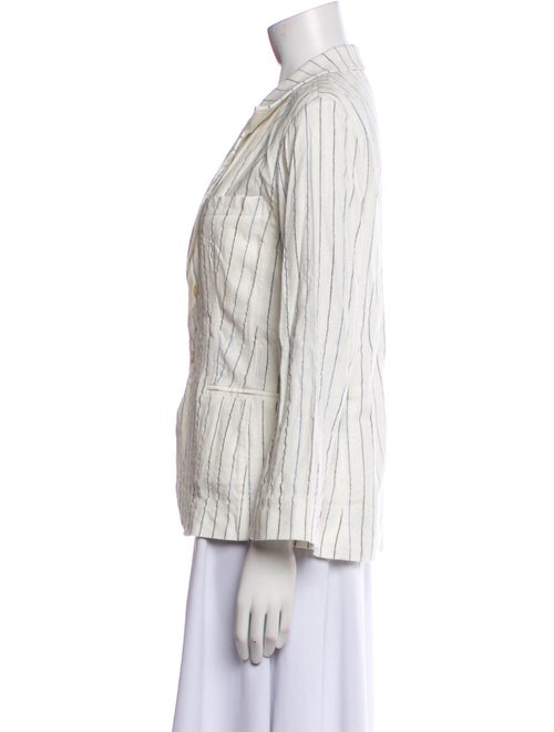 The Great Linen Striped Blazer