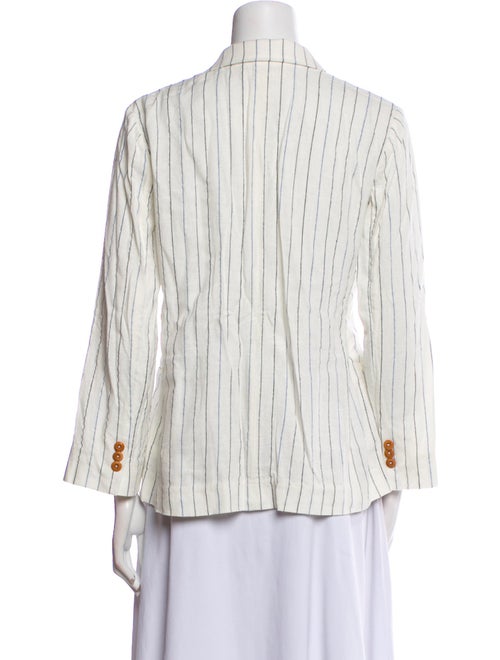 The Great Linen Striped Blazer