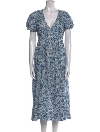 The Great Floral Print Midi Length Dress