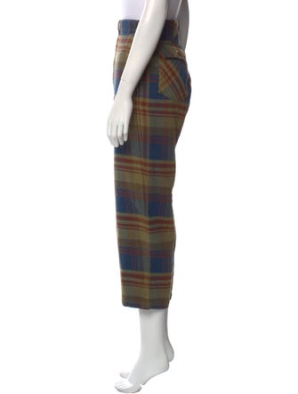 The Great Plaid Print Wide Leg Pants