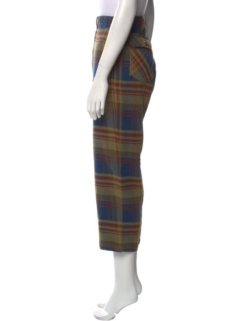 The Great Plaid Print Wide Leg Pants
