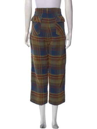 The Great Plaid Print Wide Leg Pants