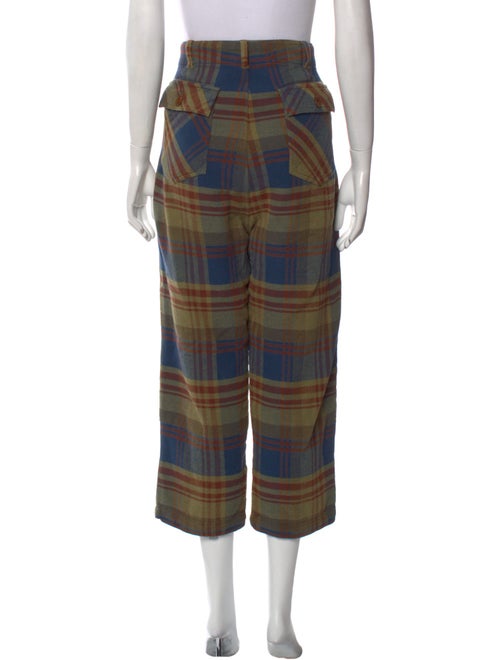 The Great Plaid Print Wide Leg Pants