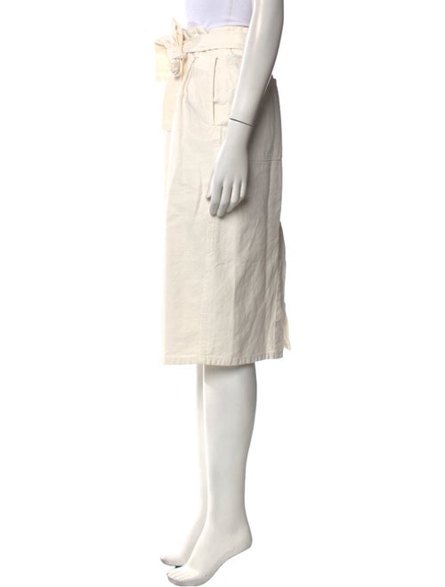 The Great Pleated Accents Knee-Length Skirt