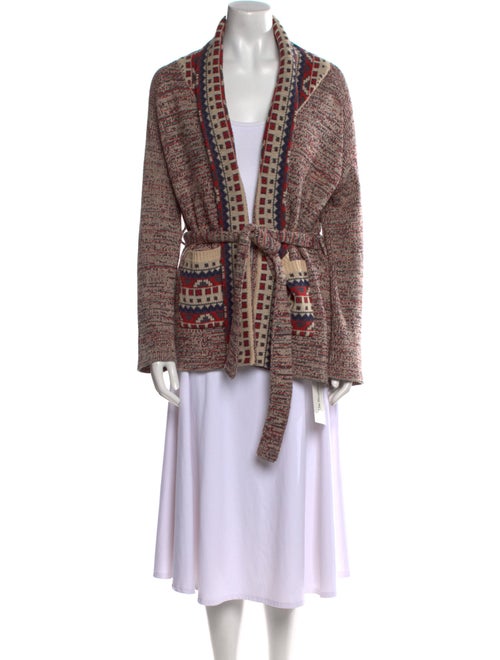 The Great Printed V-Neck Sweater