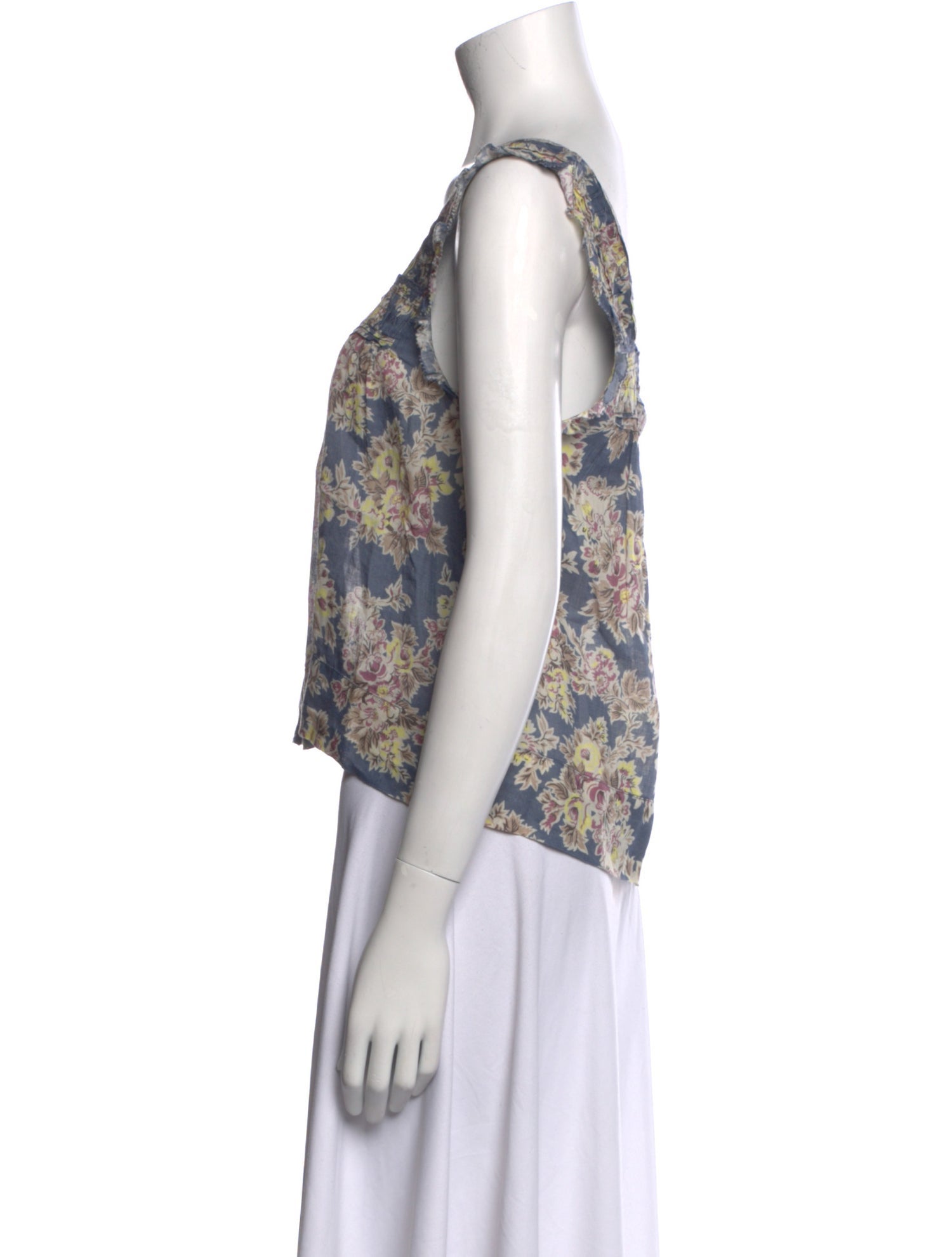The Great Floral Print Square Neckline Crop Top w/ Tags