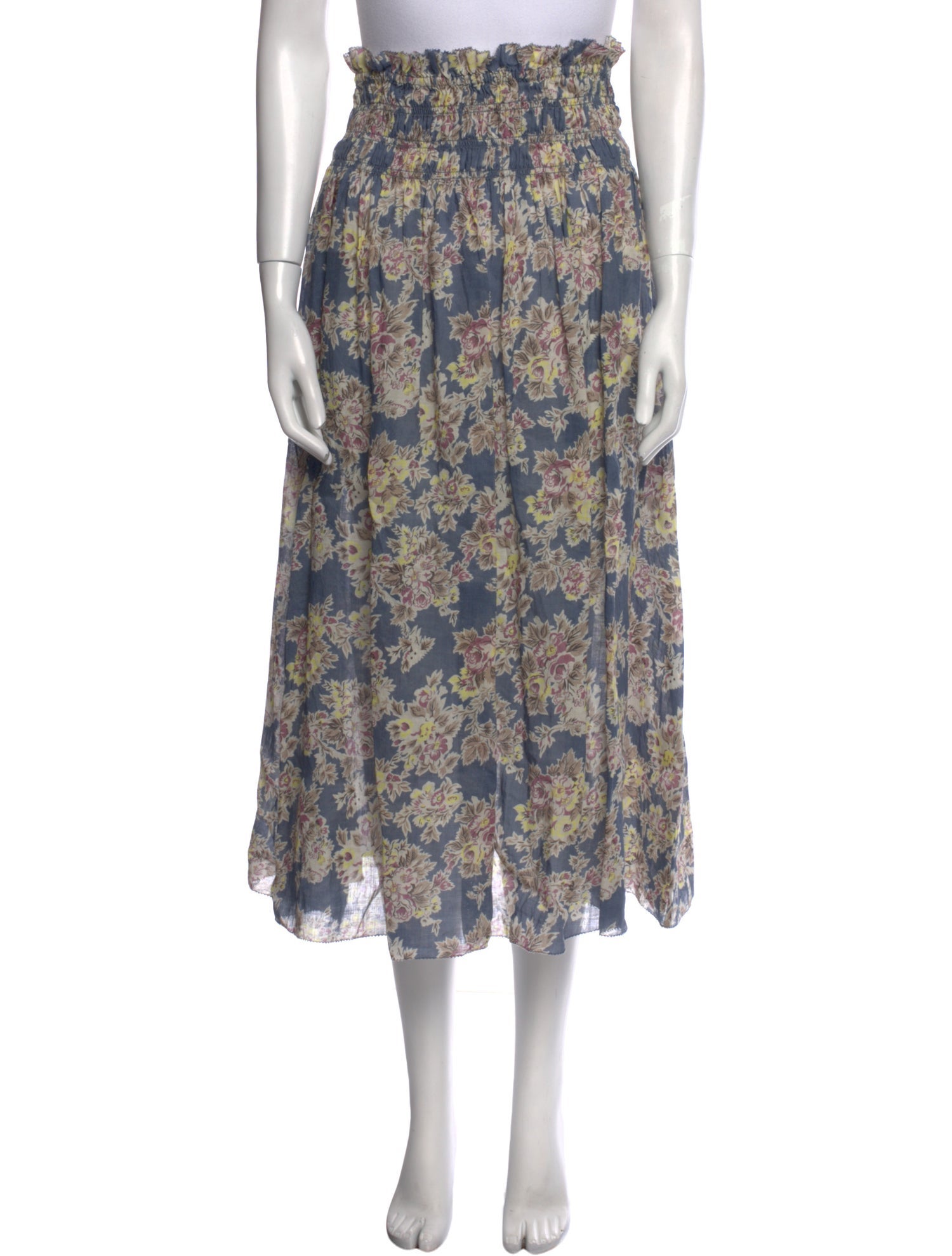 The Great Floral Print Midi Length Skirt w/ Tags