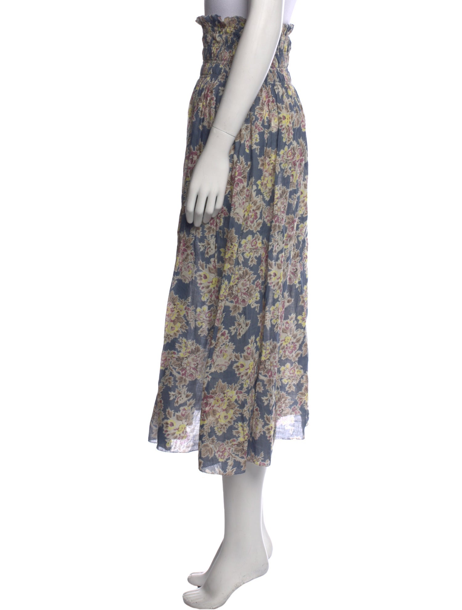 The Great Floral Print Midi Length Skirt w/ Tags