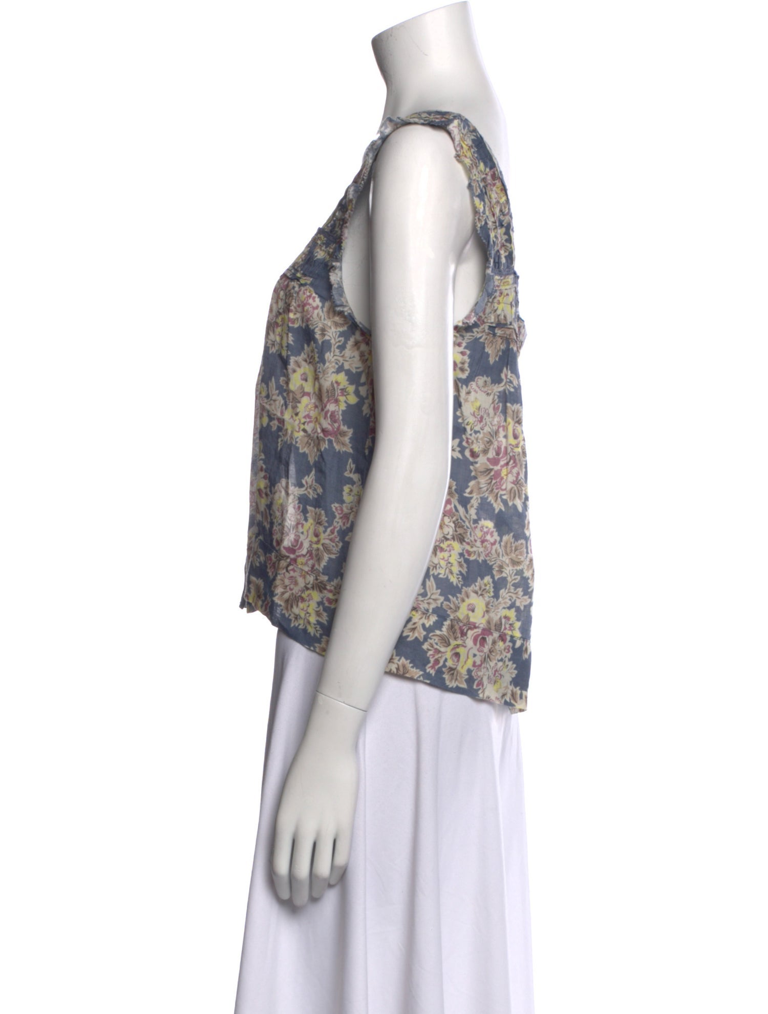 The Great Floral Print Square Neckline Crop Top w/ Tags