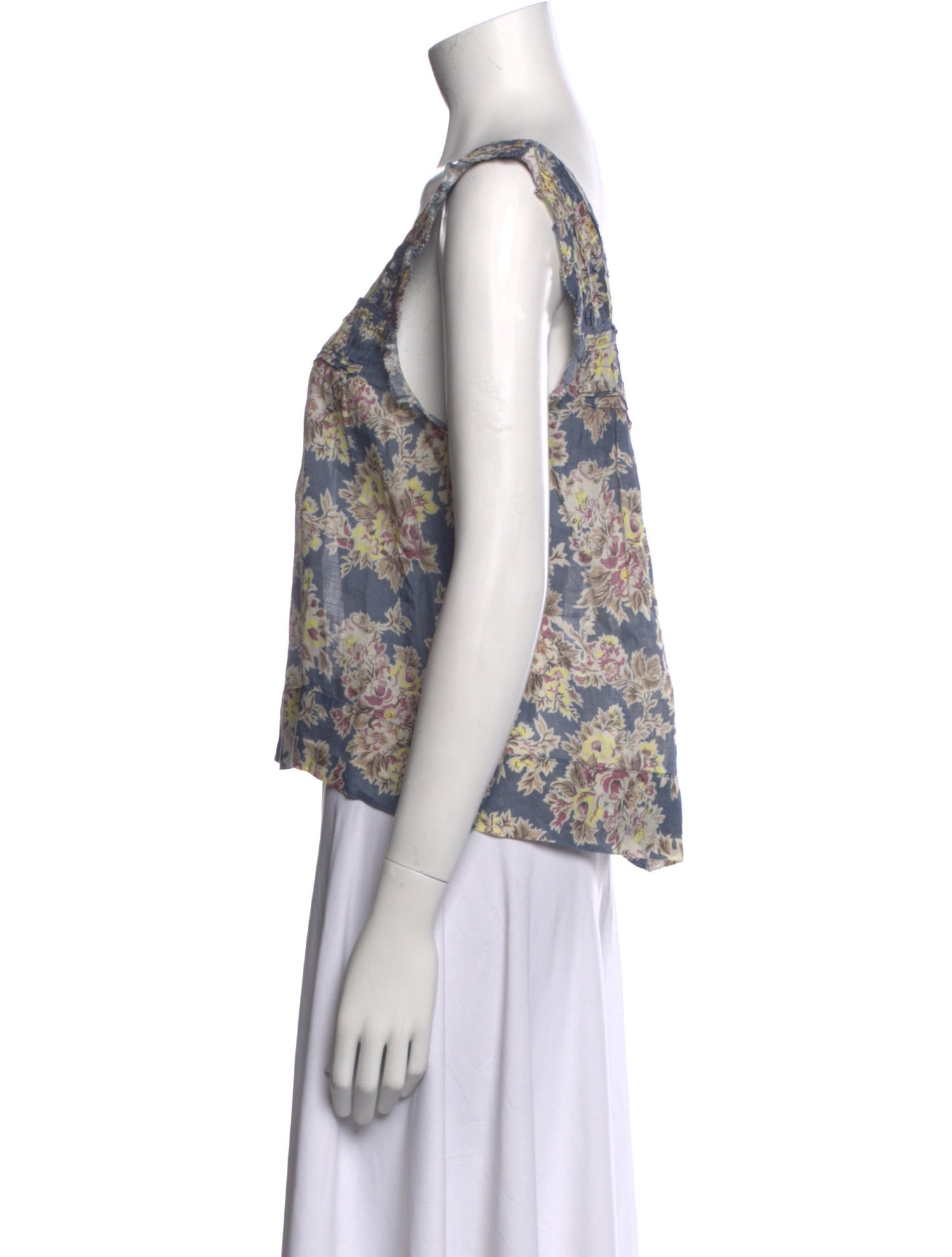 The Great Floral Print Square Neckline Crop Top w/ Tags