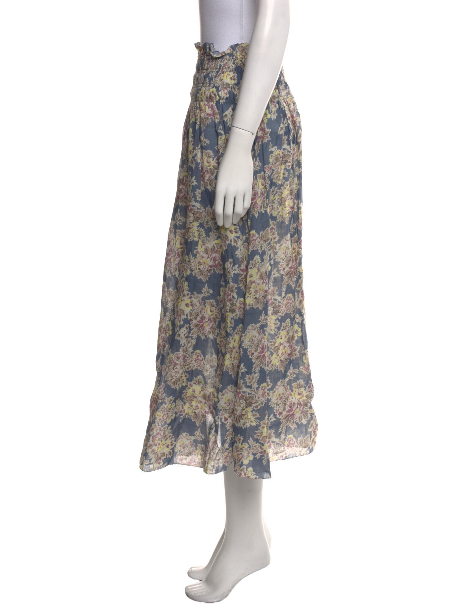 The Great Floral Print Midi Length Skirt w/ Tags