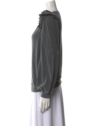 The Great Scoop Neck Long Sleeve Sweatshirt