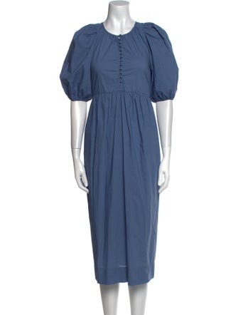 The Great Crew Neck Midi Length Dress