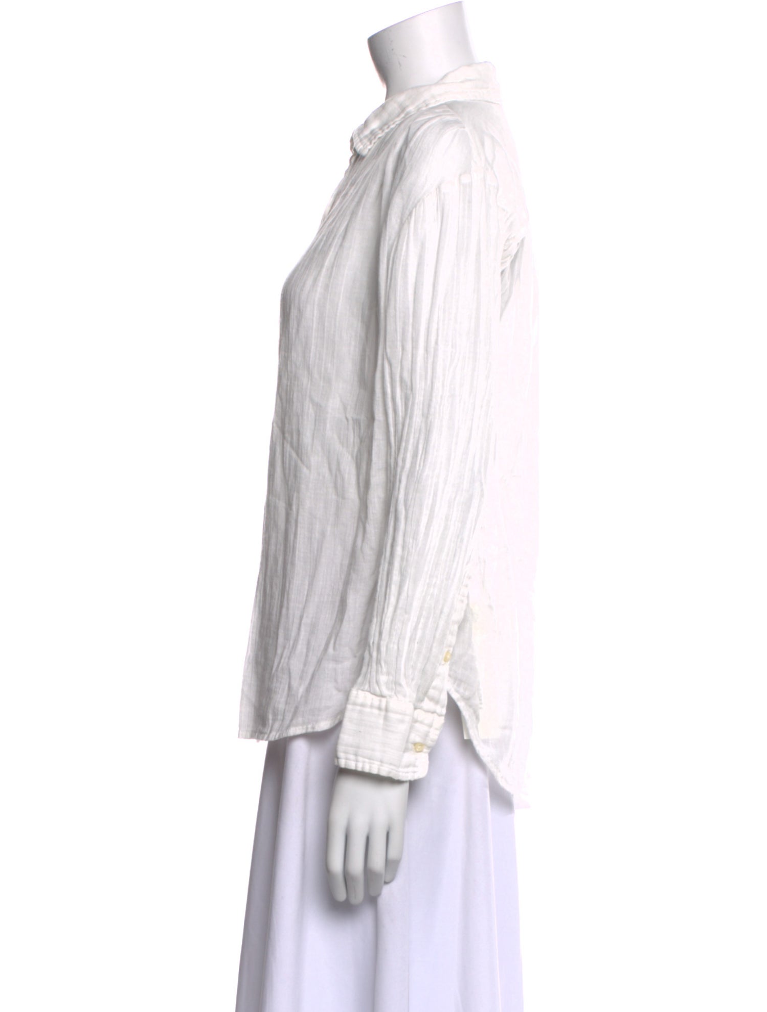 The Great Long Sleeve Button-Up Top