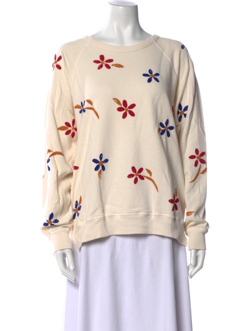 The Great Printed Bateau Neckline Sweatshirt
