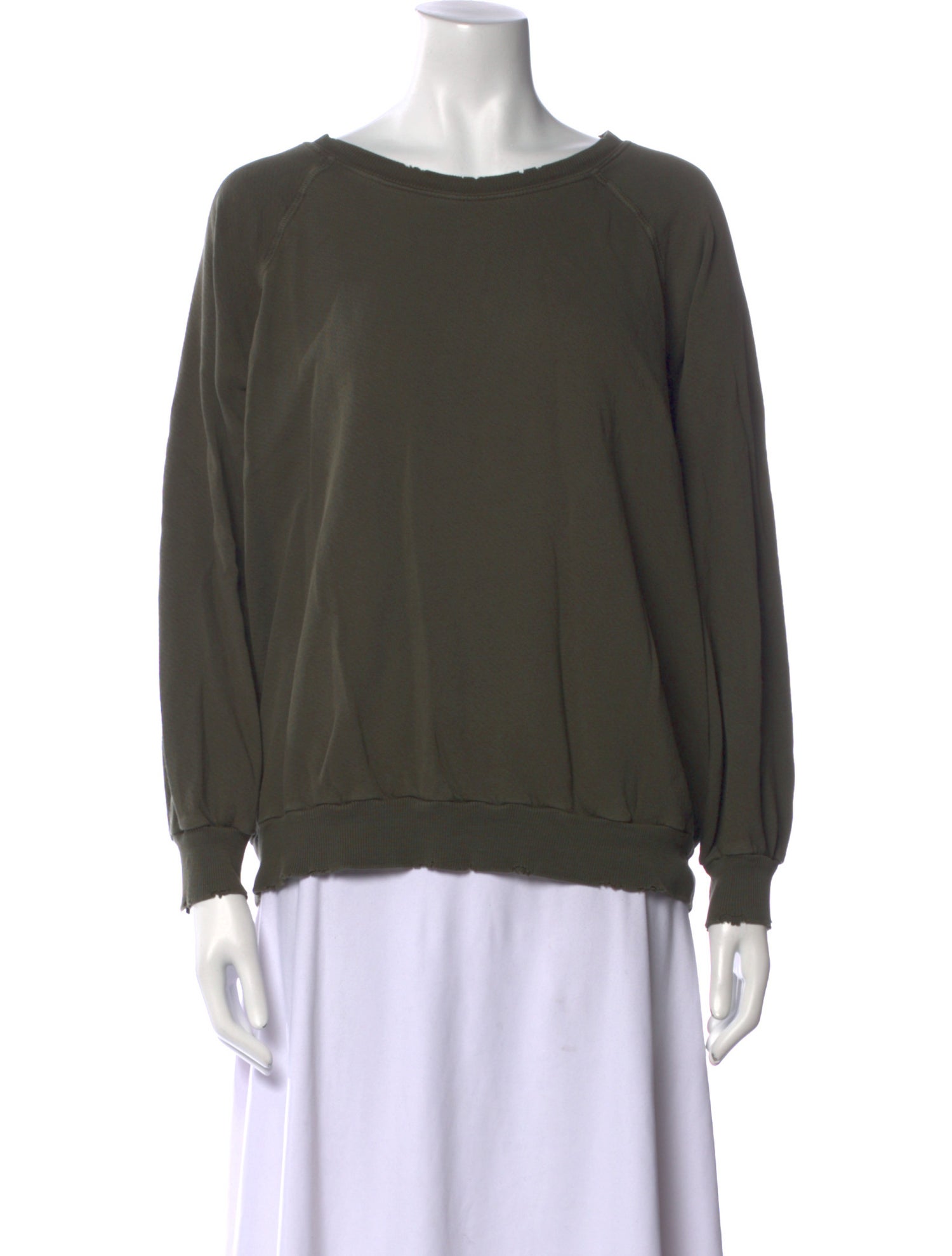 The Great Scoop Neck Long Sleeve Sweatshirt