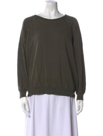 The Great Scoop Neck Long Sleeve Sweatshirt