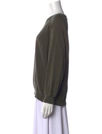 The Great Scoop Neck Long Sleeve Sweatshirt