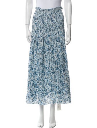 The Great Floral Print Midi Length Skirt