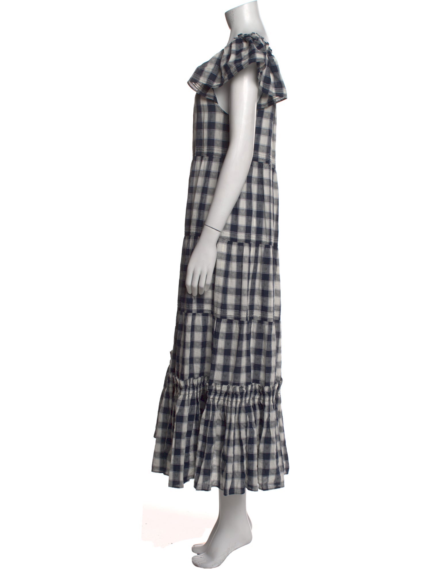 The Great Plaid Print Long Dress