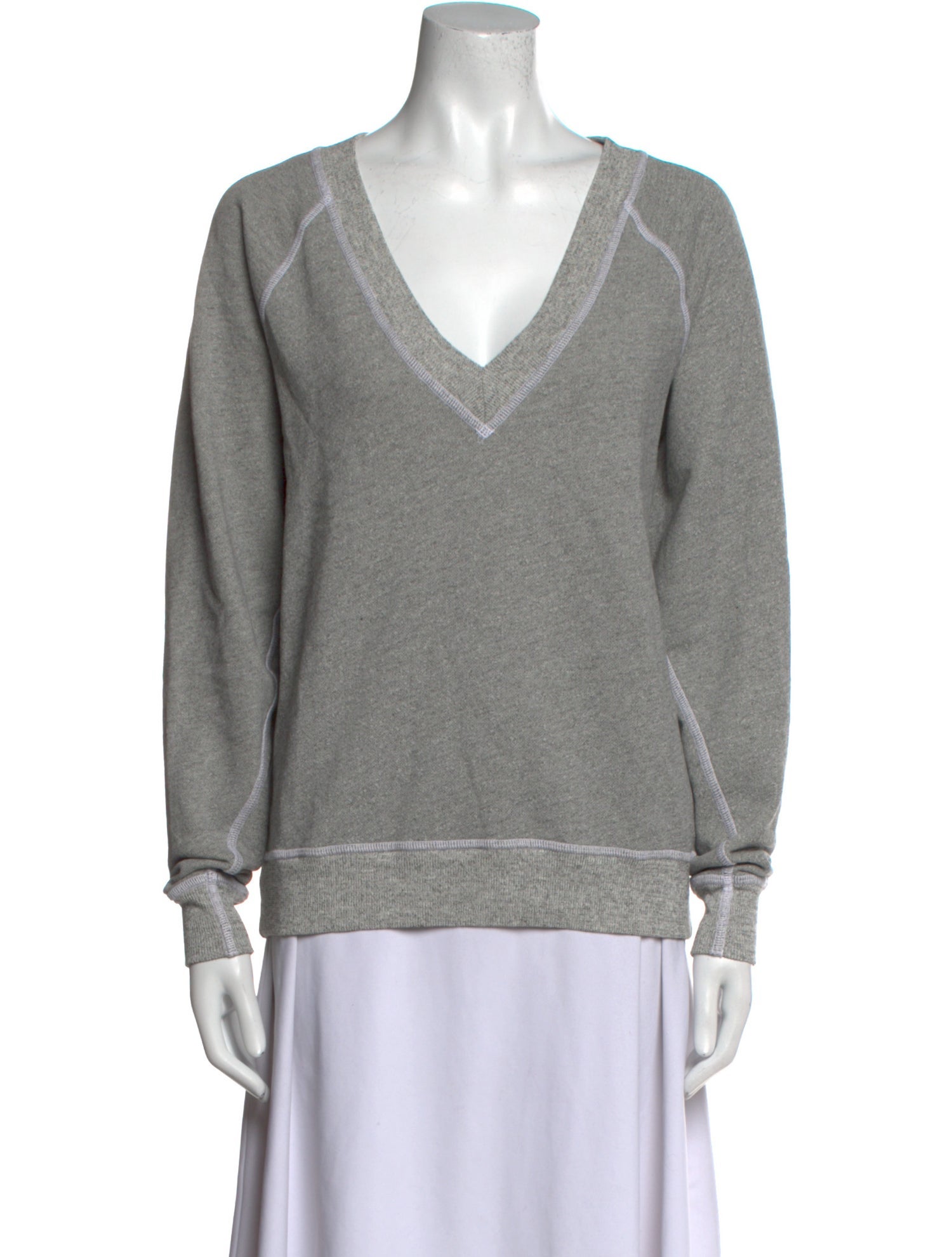 The Great V-Neck Long Sleeve Sweatshirt w/ Tags