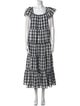 The Great Plaid Print Long Dress