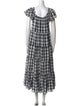 The Great Plaid Print Long Dress