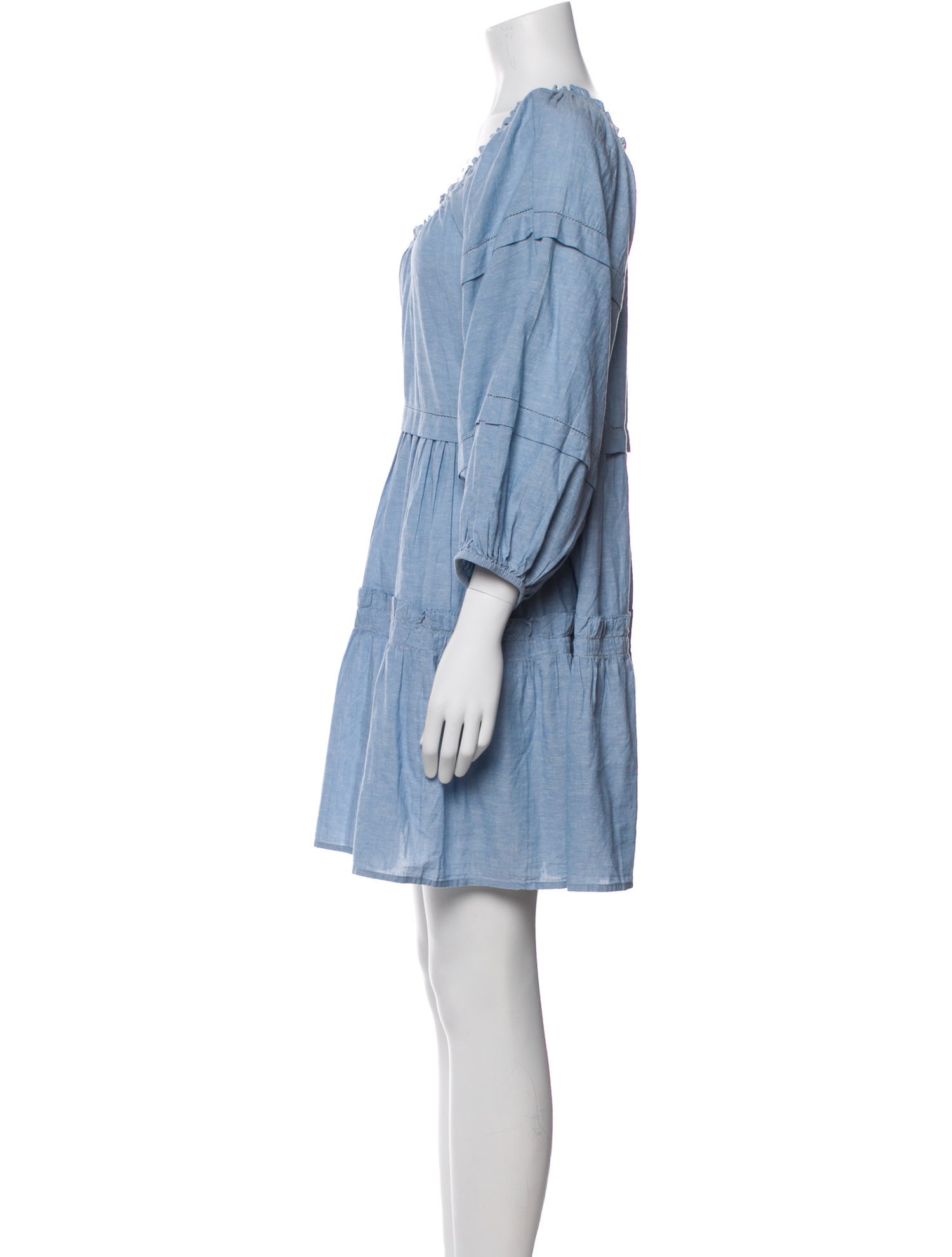 The Great Scoop Neck Mini Dress