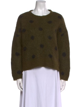 The Great Alpaca Polka Dot Print Sweater