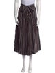 The Great Striped Midi Length Skirt