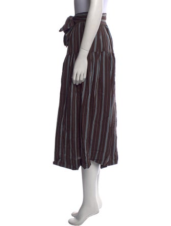 The Great Striped Midi Length Skirt