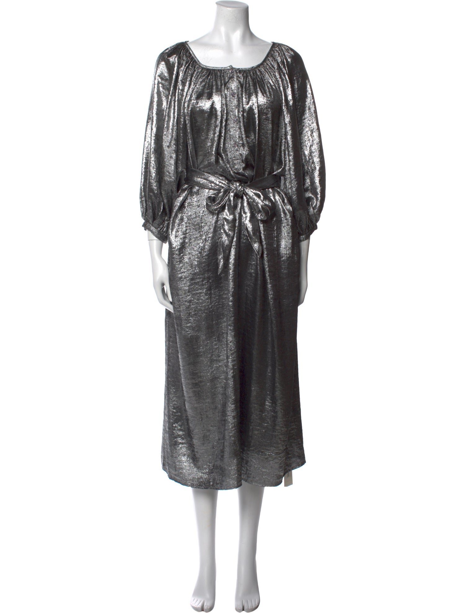 The Great Scoop Neck Long Dress