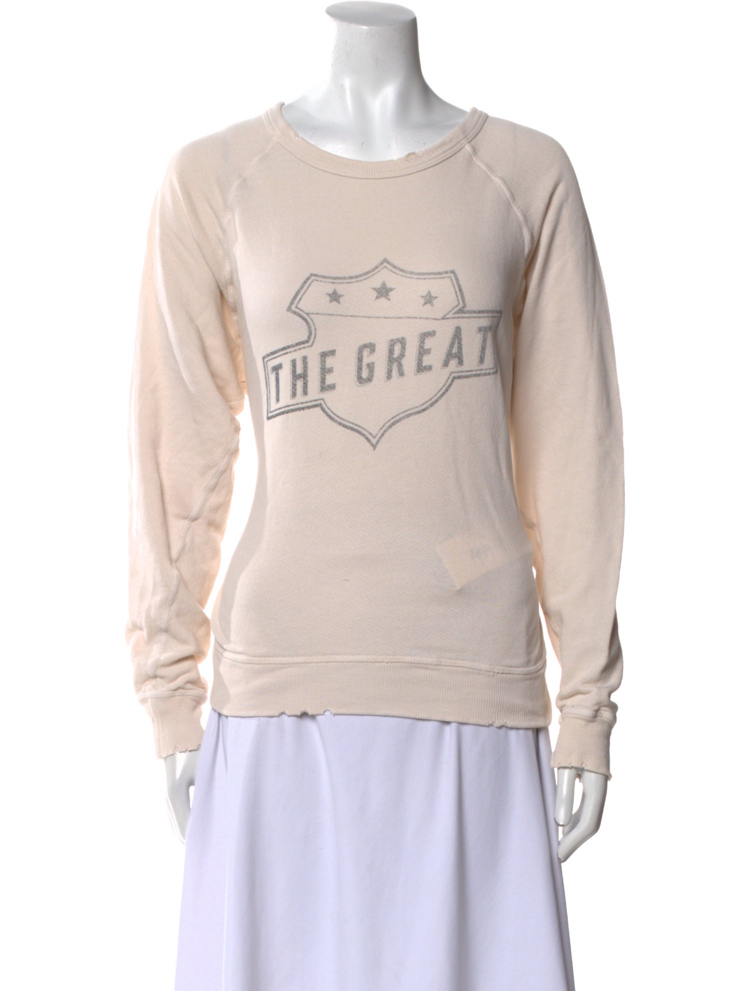 The Great Graphic Print Scoop Neck Sweater