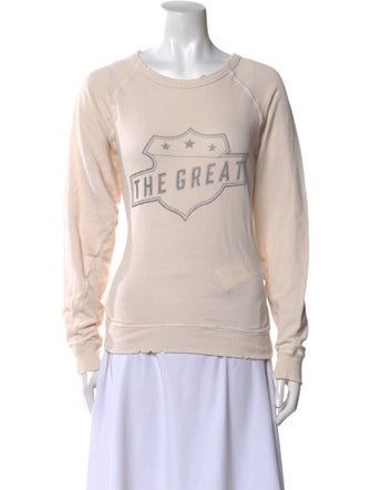The Great Graphic Print Scoop Neck Sweater