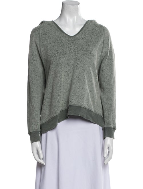 The Great V-Neck Long Sleeve Sweatshirt