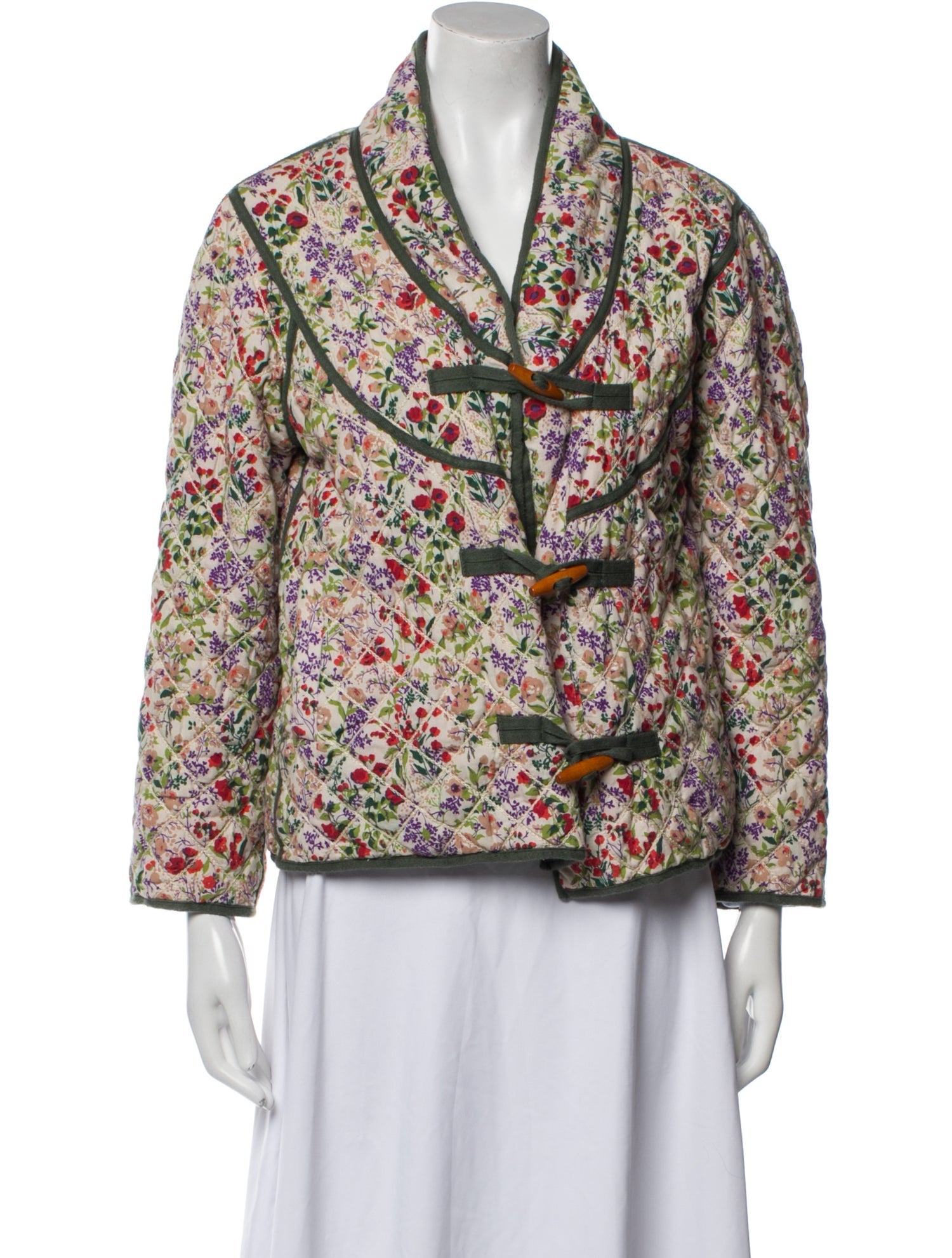 The Great Floral Print Evening Jacket