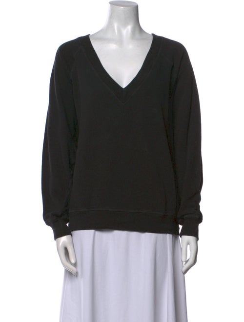 The Great V-Neck Long Sleeve Sweatshirt