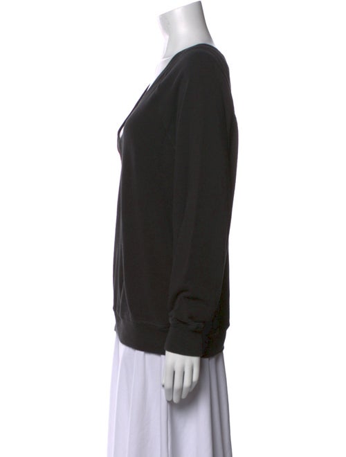 The Great V-Neck Long Sleeve Sweatshirt