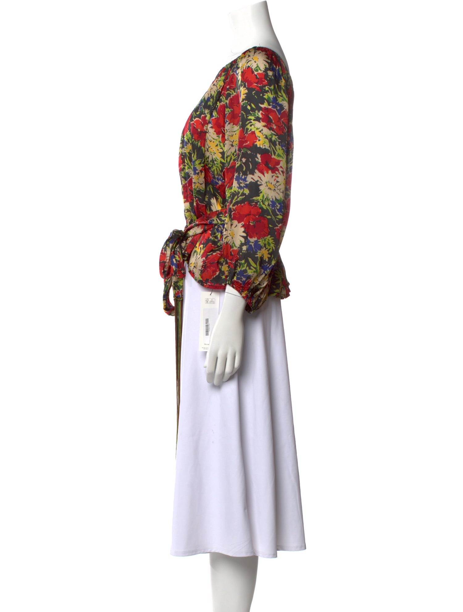 The Great Floral Print Scoop Neck Blouse