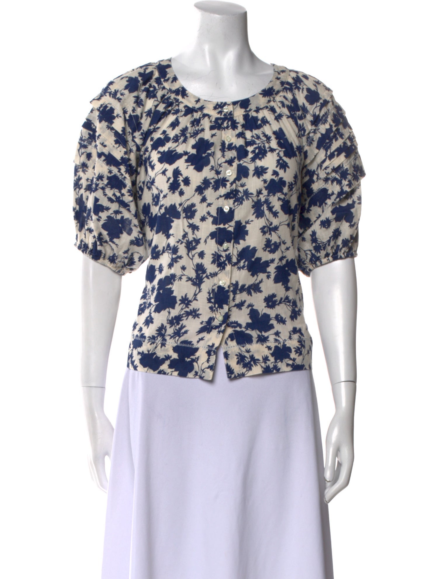 The Great Floral Print Scoop Neck T-Shirt